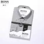 chemise hugo boss en solde b83 single color gray